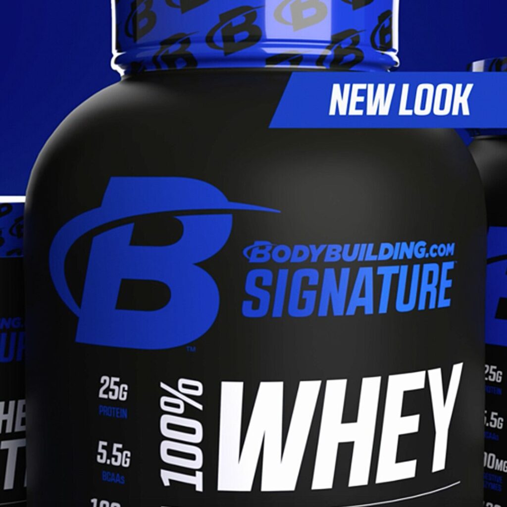 Launch animation for Bodybuilding.com's Signature Product Line