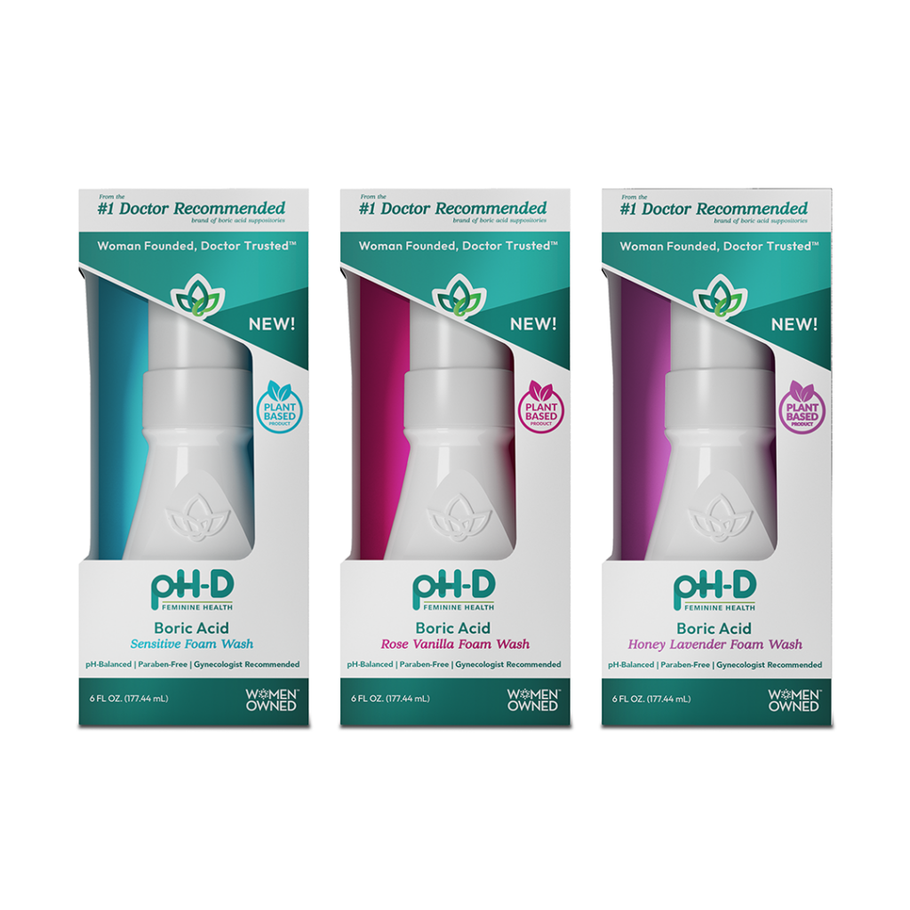 pH-D Foam wash product line with window box-E-Com asset